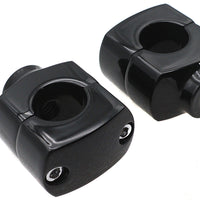 25-2221 - 1-1/2 Short Riser Set Black by MCM