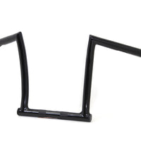 25-2285 - 11 Black ChiZeled Z-Bar Handlebar with Indents by MCM