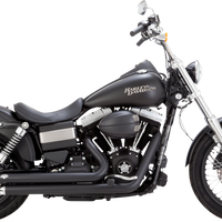 1800-2605 - VANCE & HINES Big Shots Staggered Exhaust System - Black 47338