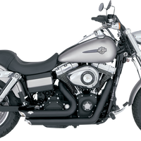 1800-2602 - VANCE & HINES Shortshots Staggered Exhaust System - Matte Black 47317