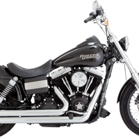 1800-2604 - VANCE & HINES Big Shots Staggered Exhaust System - Chrome 17338