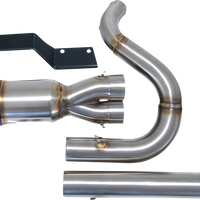 1800-2592 - VANCE & HINES Hi-Output RR Exhaust System - Brushed 27321