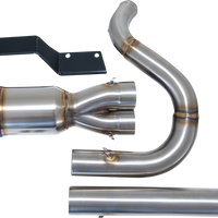 1800-2592 - VANCE & HINES Hi-Output RR Exhaust System - Brushed 27321