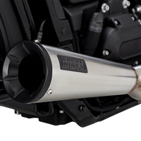 1800-2608 - VANCE & HINES 2-into-1 Upsweep Exhaust System - Brushed - Stainless Steel 27323