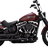 1801-1534 - VANCE & HINES 3" Twin Slash Slip-On Mufflers - Black 46376