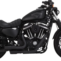 1800-2607 - VANCE & HINES 2-into-2 Mini Grenades Exhaust System - Black 46374