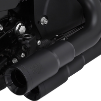 1800-2607 - VANCE & HINES 2-into-2 Mini Grenades Exhaust System - Black 46374