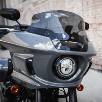 2310-0761 - KLOCK WERKS Flare* Windshield - 6" - Dark Smoke - FXLRST KWW-02-0607-DS