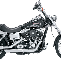 1801-1526 - VANCE & HINES 3" Twin Slash Slip-On Muffler - Chrome 16337