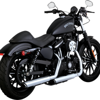 1801-1527 - VANCE & HINES 3" Twin Slash Slip-On Muffler - Chrome 16361