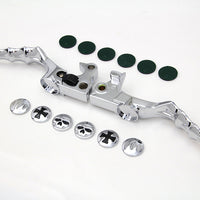 26-0119 - Chrome Skeleton Hand Lever Set by V-Twin