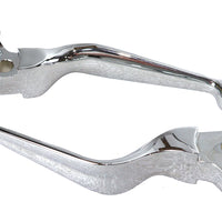 26-0590 - Chrome Hydraulic Hand Lever Set by V-Twin