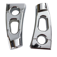 26-0602 - 4-1/4 Switchback Chrome Riser Set by MCM