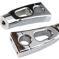 26-0602 - 4-1/4 Switchback Chrome Riser Set by MCM