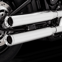1801-1516 - VANCE & HINES Eliminator 300 Slip-On Mufflers - Chrome 16316