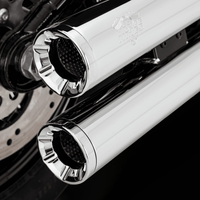 1801-1516 - VANCE & HINES Eliminator 300 Slip-On Mufflers - Chrome 16316