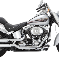 1801-1523 - VANCE & HINES 3" Twin Slash Slip-On Muffler - Chrome 16343