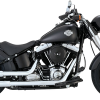 1801-1524 - VANCE & HINES 3" Twin Slash Slip-On Muffler - Chrome 16341