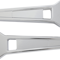 0602-1408 - LA CHOPPERS Risers - Straight - 8" - Chrome LA-7470-08C