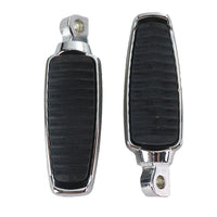 27-0325 - Chrome Footpeg Set with Rubber Inlay by Wyatt Gatling