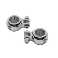 27-0892 - Chrome Footpeg Mount Clamp Set by V-Twin