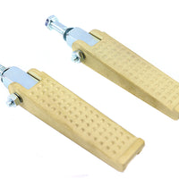 27-1825 - Anderson Chopper Style Footpeg Set Brass by V-Twin