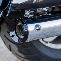 1801-1768 - S&S CYCLE 4-1/2" GNX Slip-On Mufflers - Chrome 550-1079