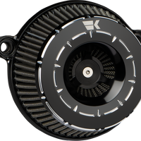 1010-3165 - KHROME WERKS Instigator Air Cleaner - Tracer - Black - Twin Cam 250210