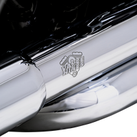 1802-0408 - VANCE & HINES Dresser Duals Header System - Chrome 17351