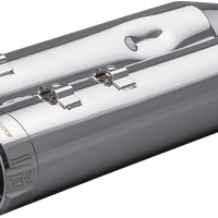 1801-1771 - KHROME WERKS 4-1/2" HP-Plus? Slip-On Mufflers - Chrome Klassic Tip 202925