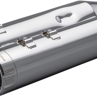 1801-1771 - KHROME WERKS 4-1/2" HP-Plus? Slip-On Mufflers - Chrome Klassic Tip 202925