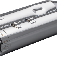1801-1772 - KHROME WERKS 4-1/2" HP-Plus? Slip-On Mufflers - Chrome Klassic Tip 202975