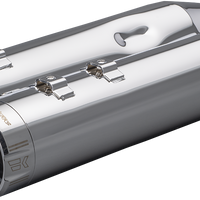 1801-1772 - KHROME WERKS 4-1/2" HP-Plus? Slip-On Mufflers - Chrome Klassic Tip 202975