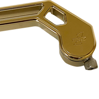 1602-1497 - PRO-ONE PERF.MFG. T-Rex Shorty Shifter Arm - Gold - '88-'22 FL 500775TIN