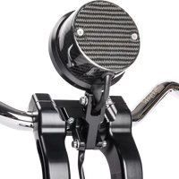 THRASHIN SUPPLY CO. Gauge Relocation Kit - Black TSC-2710-1