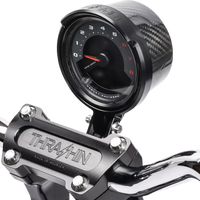 THRASHIN SUPPLY CO. Gauge Relocation Kit - Black TSC-2710-1