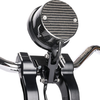 THRASHIN SUPPLY CO. Gauge Relocation Kit - Black TSC-2710-1