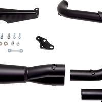 1800-2625 - VANCE & HINES Upsweep 2-into-1 Exhaust System - Stainless Steel - Black 47627