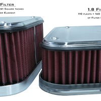 ALLOY ART Boom Box Air Cleaner Kit - Clear Cover 2.8M8P