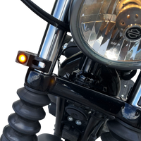 2020-2142 - JOKER MACHINE Turn Signal - 39 mm - Amber - Black 05-220-1
