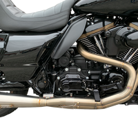 1623-0590 - HAWG HALTERS Mid Control Conversion Kit - Black - Knurled Pegs - FLH/FLT MCK-FH16AS-FK