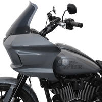 2310-0770 - KLOCK WERKS Flare* Windshield - 10" - Dark Smoke - FXLRST KWW-02-0611