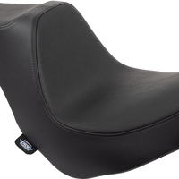 0802-1490 - DRAG SPECIALTIES Predator III Seat - Smooth - Black - FL/FX '18-'23 0802-1490