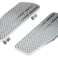 1621-1134 - LA CHOPPERS County Line Billet Floorboards - Chrome - FL LA-P101-00C