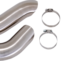 1861-1677 - VANCE & HINES Hi-Output RR Heat Shield Kit - Brushed - Stainless Steel 60023
