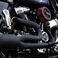 1861-1678 - VANCE & HINES Hi-Output RR Heat Shield Kit - Black - Stainless Steel 60025