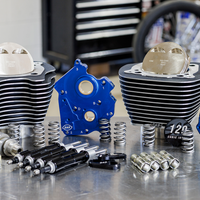 0904-0101 - S&S CYCLE 129" Power Package Engine Performance Kit - Chain Drive - Oil Cooled - Highlighted Fins - M8 310-1225