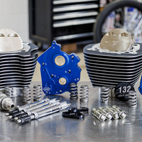 0904-0104 - S&S CYCLE 132" Power Package Engine Performance Kit - Chain Drive - Oil Cooled - Highlighted Fins - M8 310-1231