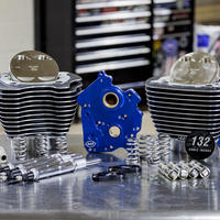 0904-0105 - S&S CYCLE 132" Power Package Engine Performance Kit - Chain Drive - Oil Cooled - Highlighted Fins - M8 310-1237