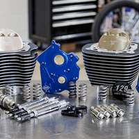 0904-0108 - S&S CYCLE 129" Power Package Engine Performance Kit - Gear Drive - Oil Cooled - Highlighted Fins - M8 310-1224